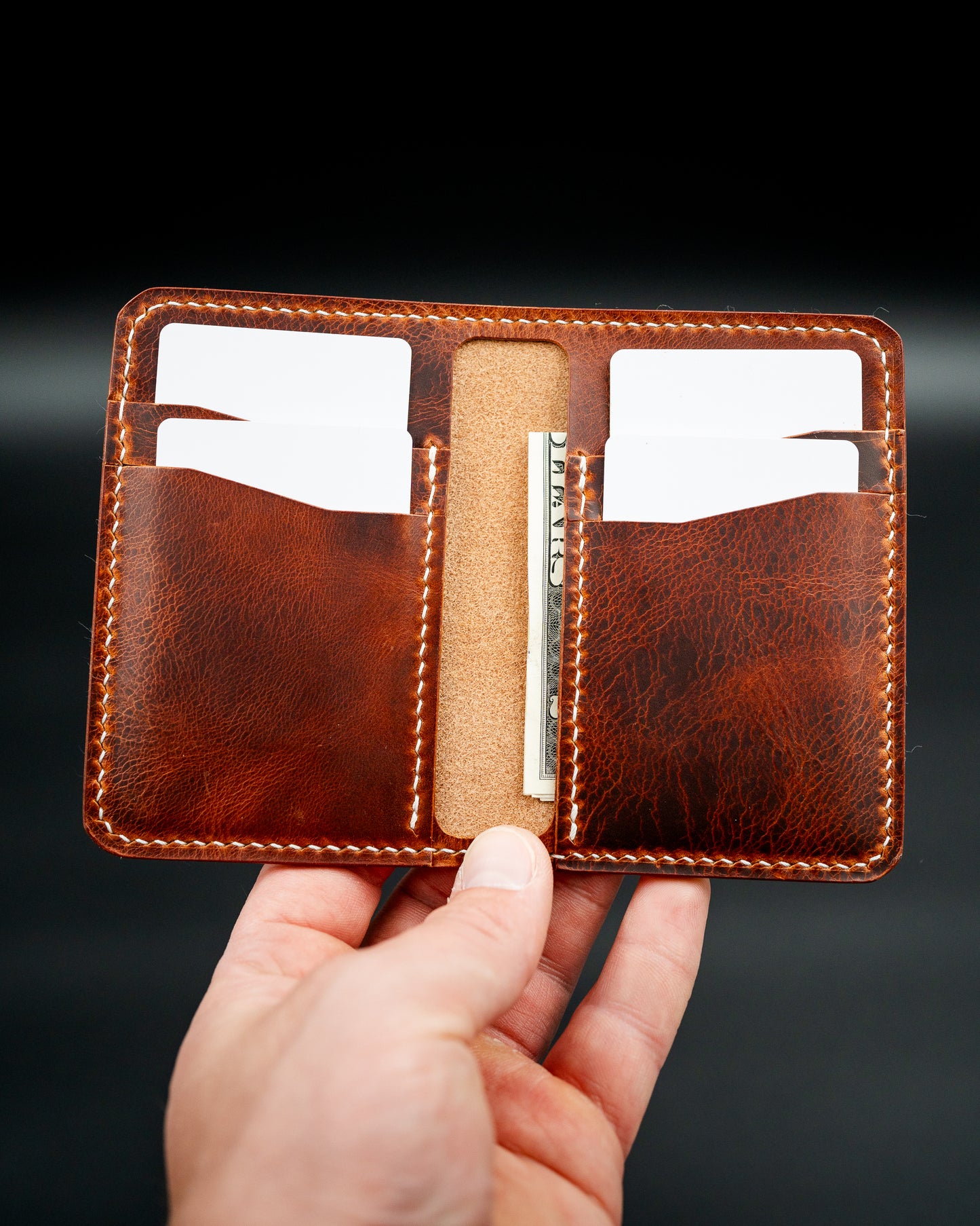 The Blue Ridge - Leather Bifold Wallet