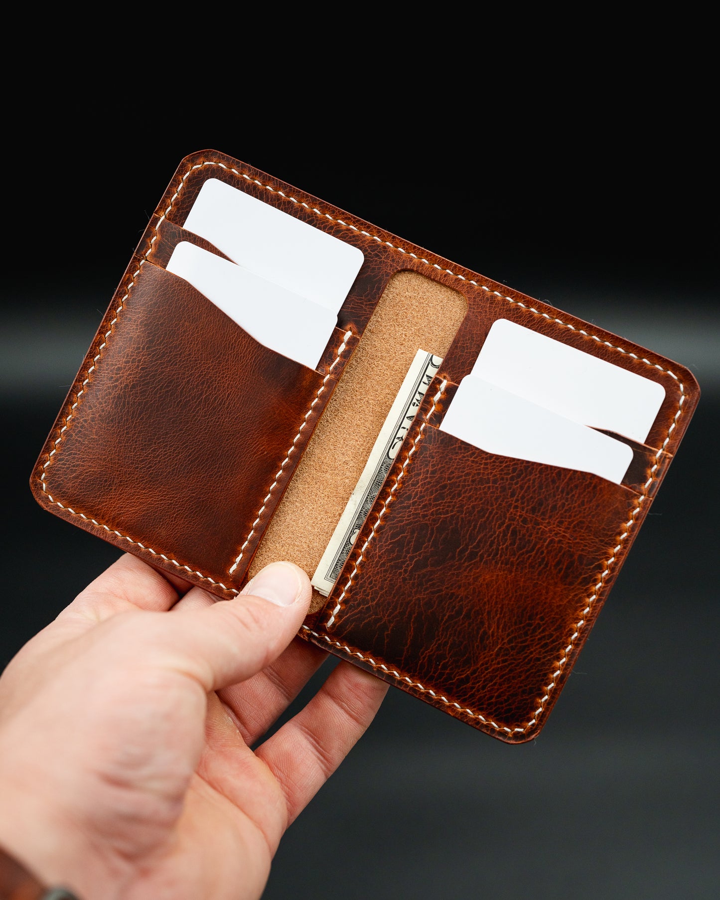 The Blue Ridge - Leather Bifold Wallet