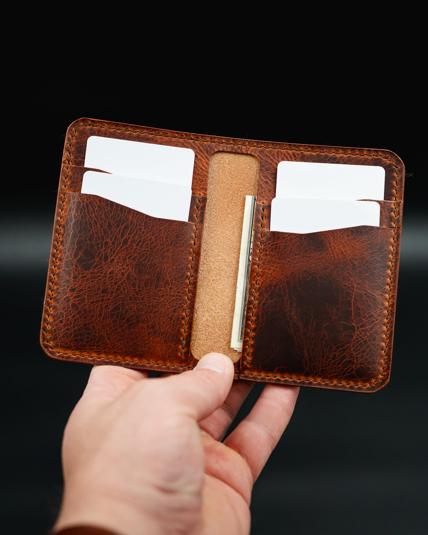 The Blue Ridge - Leather Bifold Wallet